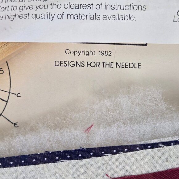 Designs For the Needle Applique Calic-O's Kit #2206 Winter Scene Vintage 1982 - Picture 10 of 11